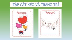 tập cắt cho trẻ mầm non